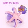 AnGku Baby Bath Toys Cute Carton Octopus Bath Toys for Toddlers 6-12 Months Bathroom Baby Toy for 1 Year Old Boy Girl 3