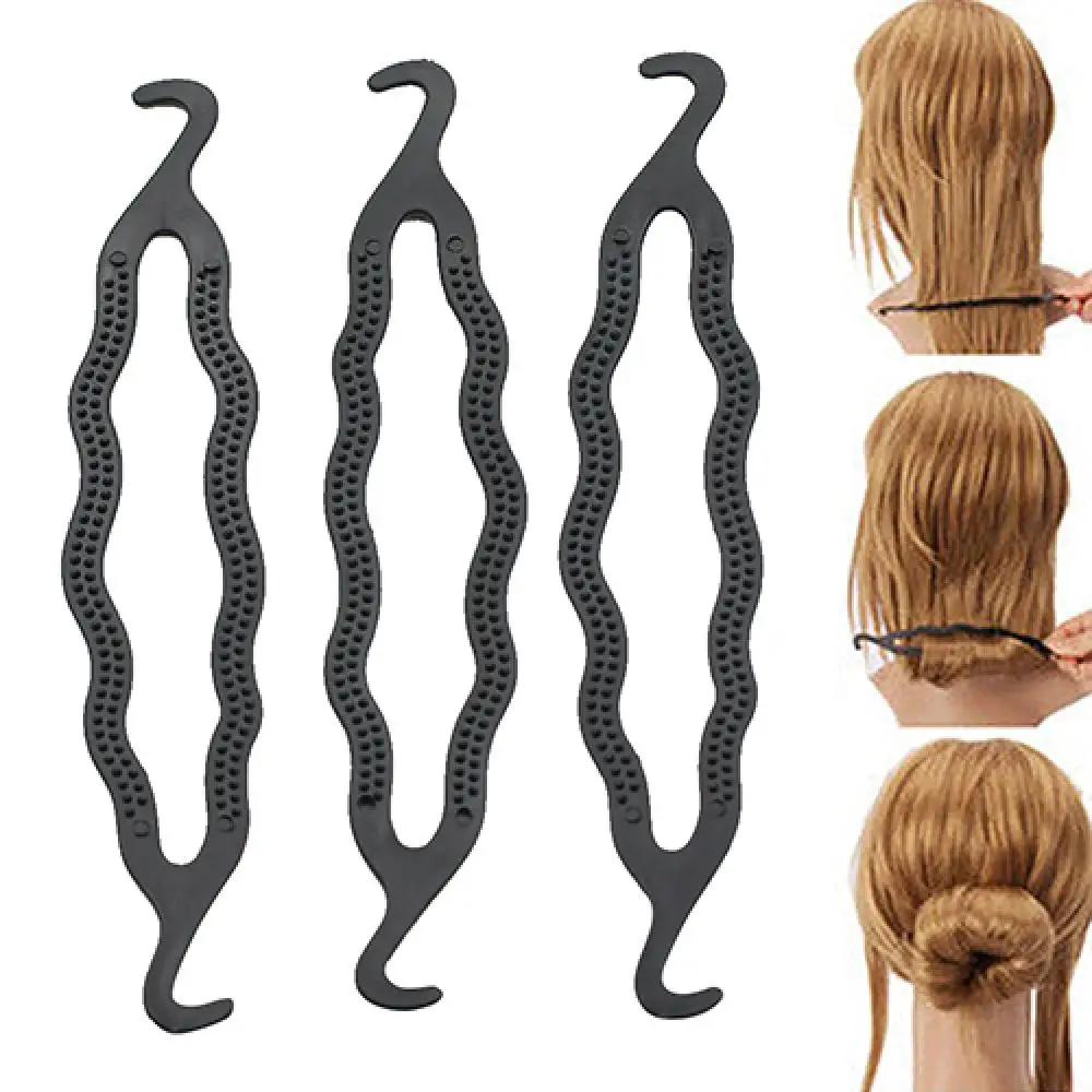 5 Pcs 20cm Hair Twist Styling Clip Stick Bun Maker Braid Tool Magic Braiders Hair Twist Clip Barrette Hair Style DIY Accessories