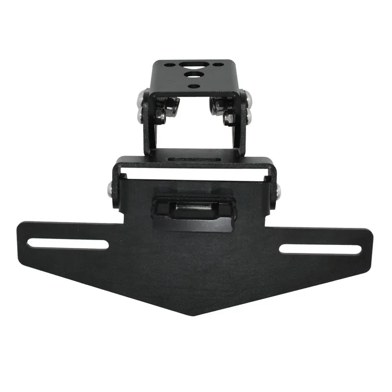 Yamaha YZF R1 R1M R1S 용 라이센스 플레이트 홀더 브래킷 키트 2015 2016 2017 2018-2023 LED 라이트가있는 테일 깔끔한 펜더 제거기