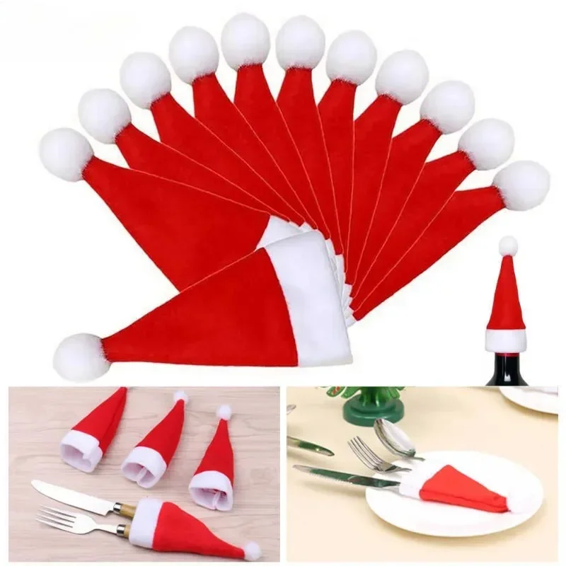 Christmas Santa Classic Red and White Plush Holiday Party Hats for Adults and Kids Festive Costume Accessories for Xmas Party