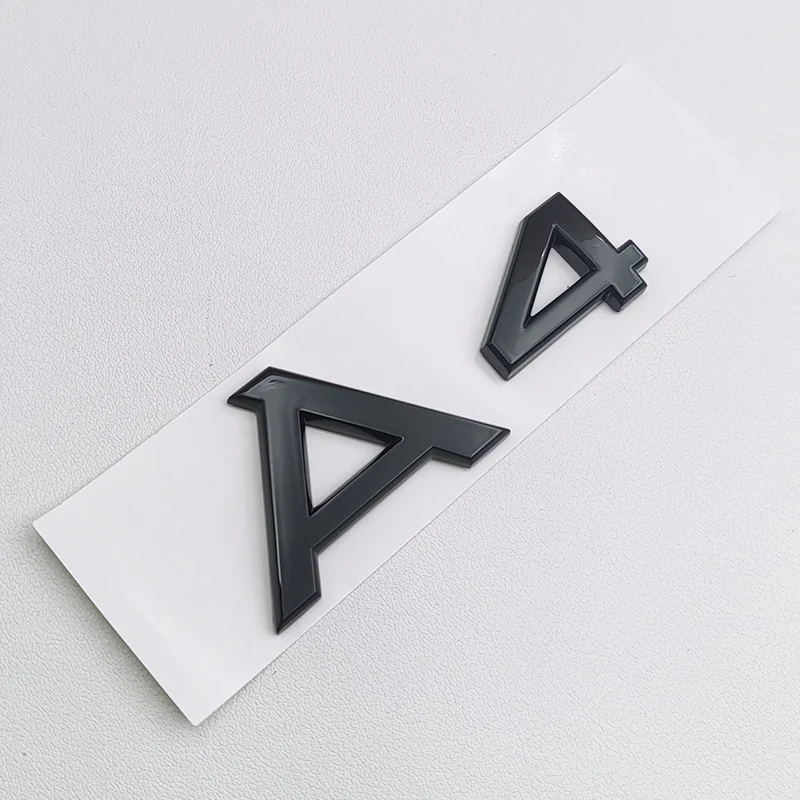 3D ABS Black S Line A1 A2 A3 A4 A5 A6 A7 A8 Logo Emblem Auto Badge Trunk Decal For Audi Sline Car Fender Sticker Accessories