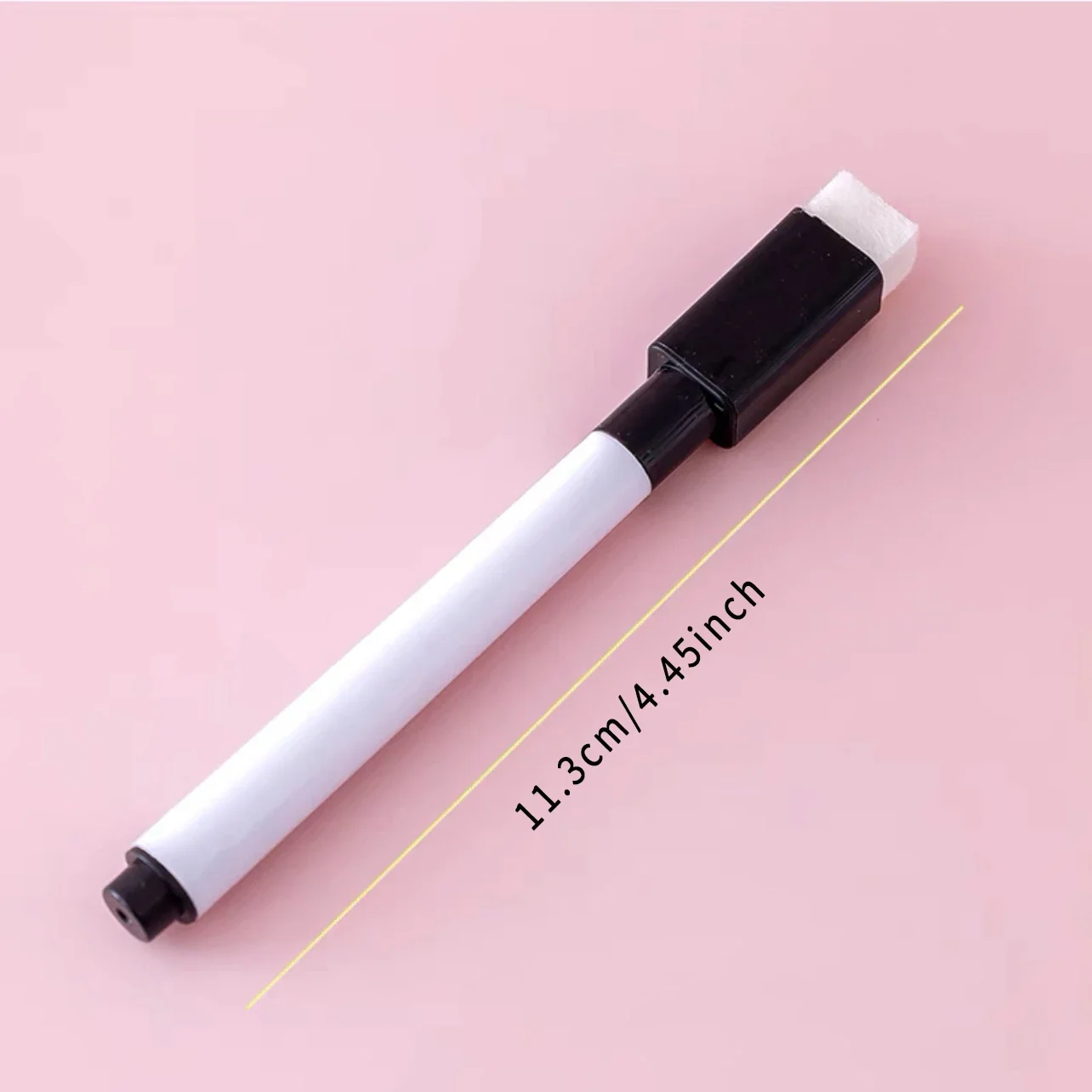 10PC Black Marker Pens Magnetic Whiteboard Dry Erase Pens Built In Erasers Cap for Office Classroom Writing Supplies White Marker Pens Color Marker Pens Pen Marker Marker Pens Whiteboard Pens Dry Erase Markers