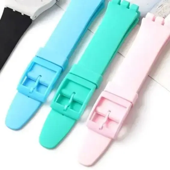 Colorful Silicone Sport Watch Strap - Rubber Replacement Wrist Band Accessories