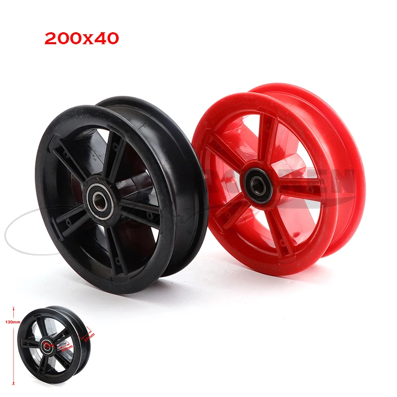 

8 inch 200x40 drum core anti-skid tire wheel accessories for electric scooter baby stroller
