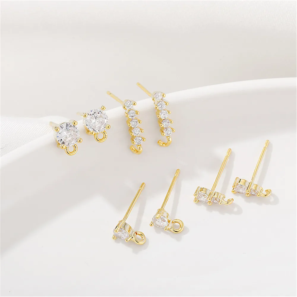 Круглые серьги из искусственной кожи