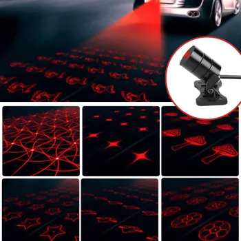 Auto Rear-end Anti collisione spia freno luce di parcheggio fendinebbia LED Styling decorazione Auto moto lampada di coda Laser