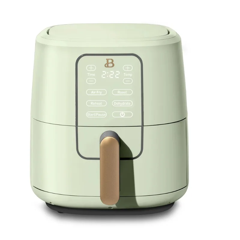 Sage Green 6 Quart Air Fryer with Touch Display