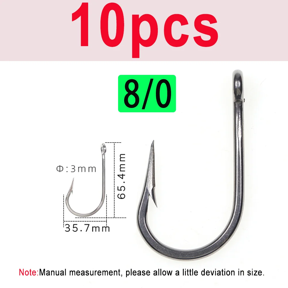 Lionriver Stainless Steel Giant Barbed Deep Sea Ocean Fishing Hook For Big  Game Shark Tuna Tarpon Saltwater Trolling Fishing - Fishhooks - AliExpress