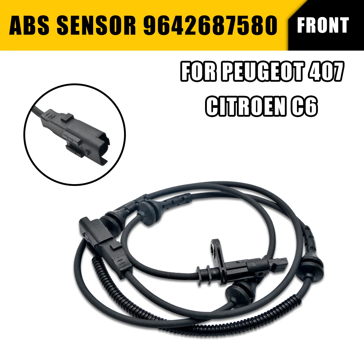 Front Left Right ABS Wheel Speed Sensor Kit Car Sensor Accessories For CITROEN C6 Peugeot 407 4545G6 4545A9 9642687580 car abs speed sensor,auto spare parts,car spare parts