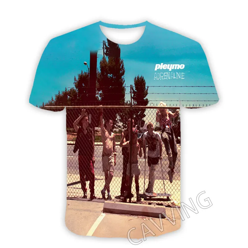 CAVVING 3D Printed Pleymo Band Casual T-shirts Hip Hop T Shirts