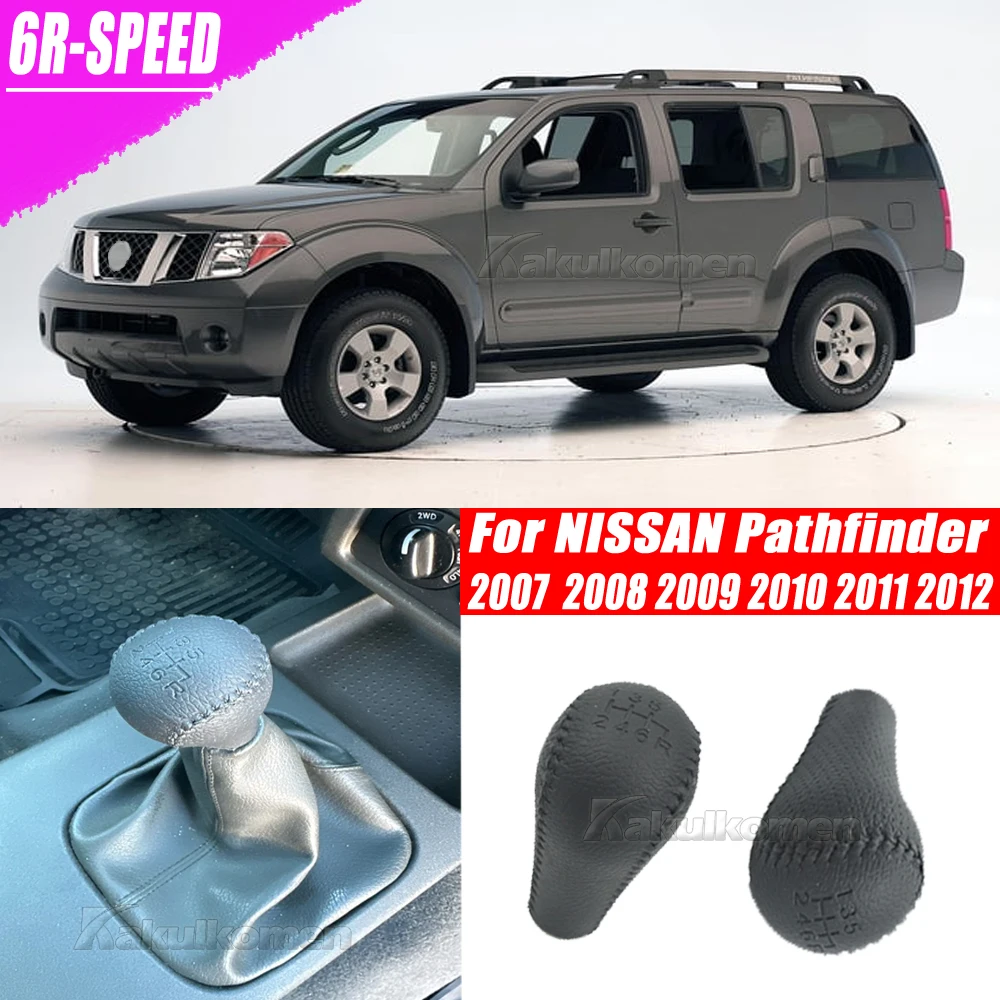 For Nissan Navara D40 2006 - 14 Black Manual Gear Knob Shift Manual 6 Speed - View #10