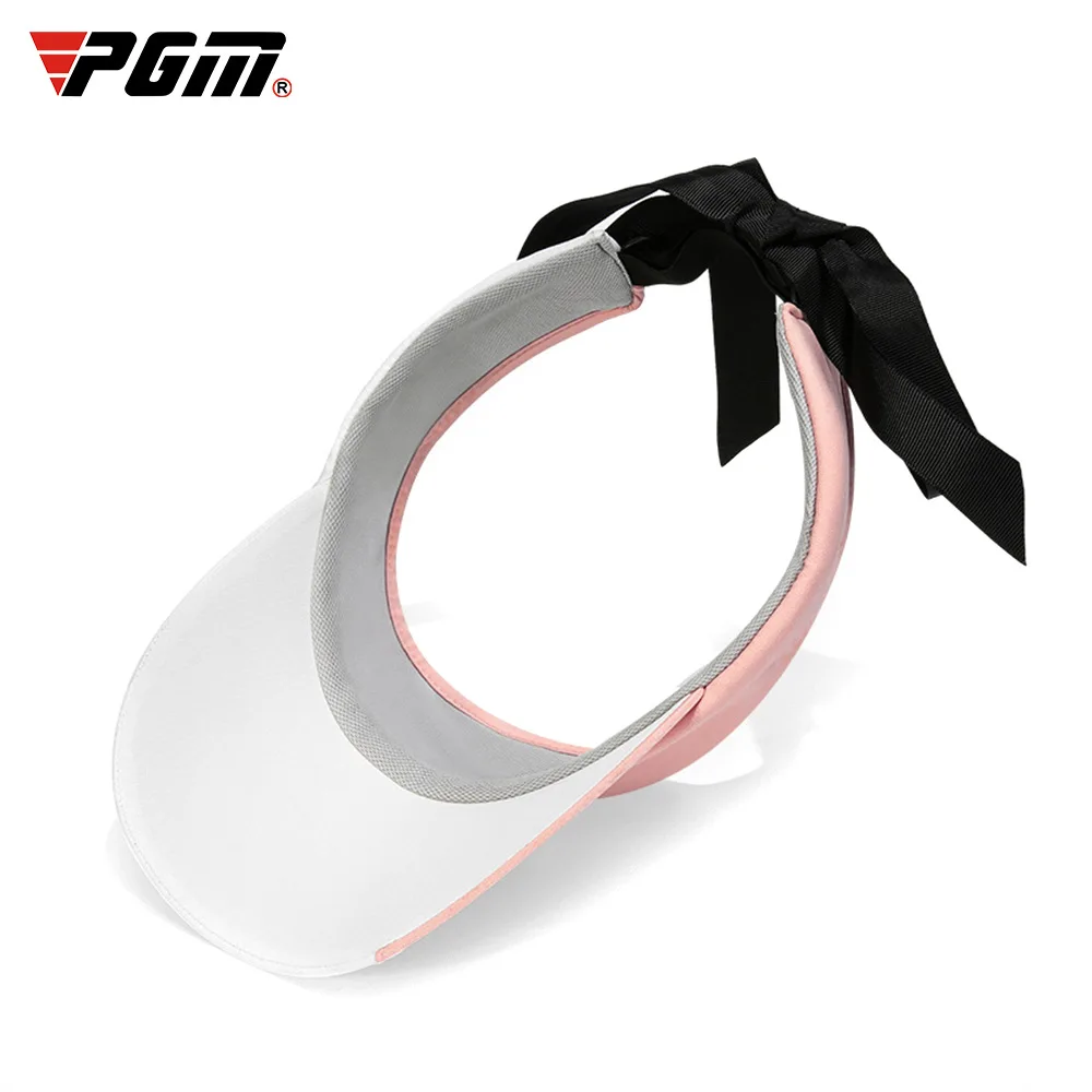 PGM Golf Visor Women Embroidery Empty Top Hat Sun Hats For Ladies Girls Summer Sports Cap Outdoor Adjustable Golf Baseball Caps