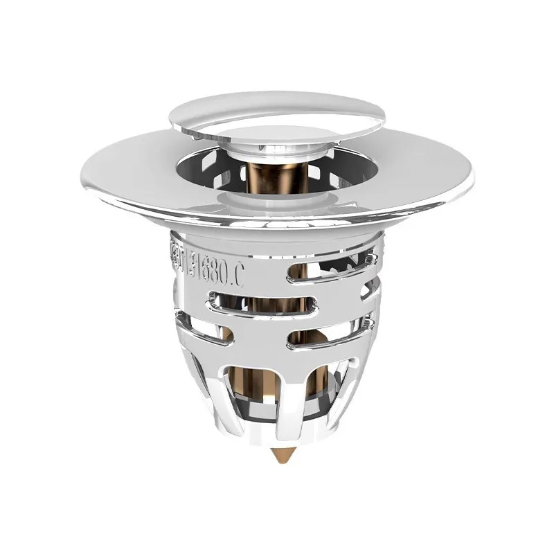 Bathroom Sink Plug Stopper Washbasin Universal Pressing Water Plug Drainer Filter Anti-blocking Anti-odor Basin Accessories bathroom sink plug bathtub stopper bathroom water stopper