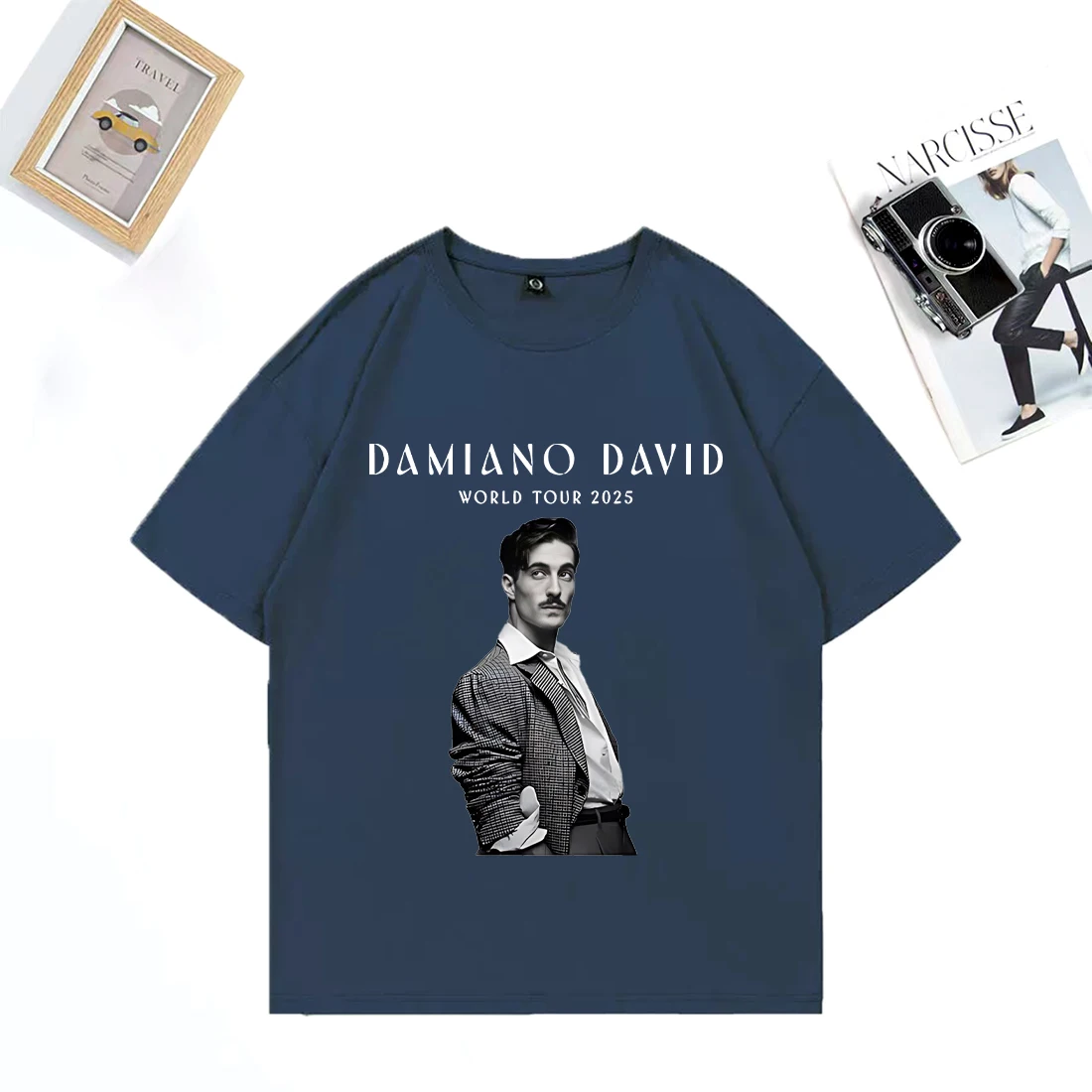 Damiano David World Tour 2025 T-shirt Men Women Fashion clothes