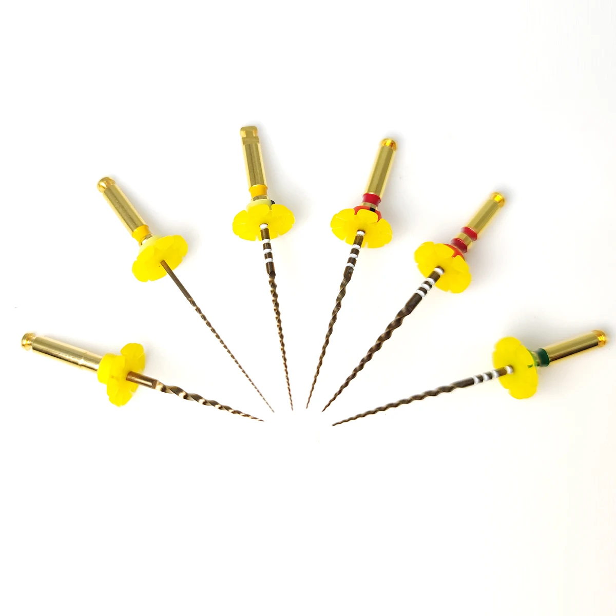 Jt Pro 6 Pz/Pacco Lime Dentali Grado Militare Niti Dental Coltene Style Rotary Universal Engine File Endodontici Anti-Fatica