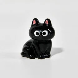 Charming Handcrafted Wooden Cat Figurine - Cute Home Decor & Perfect Gift (Style5)