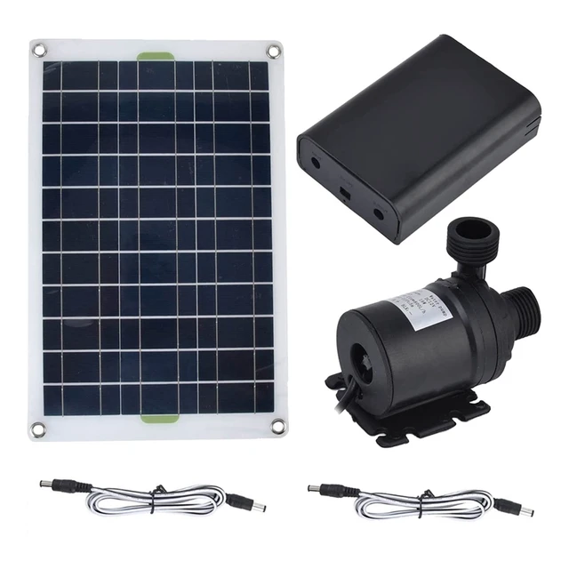 Bomba De Agua Sumergible 12v Para Panel Solar 800l/h 5m