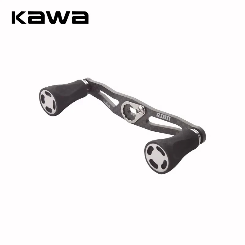 Kawa Fishing Reel Handle Carbon Fiber With EVA Knob Hole Size 8*5/7*4mm Length 105mm Fishing Tackle Accessory