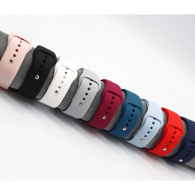 Silicone Sport Strap Wristband Bracelet for Smartwatch Accessories