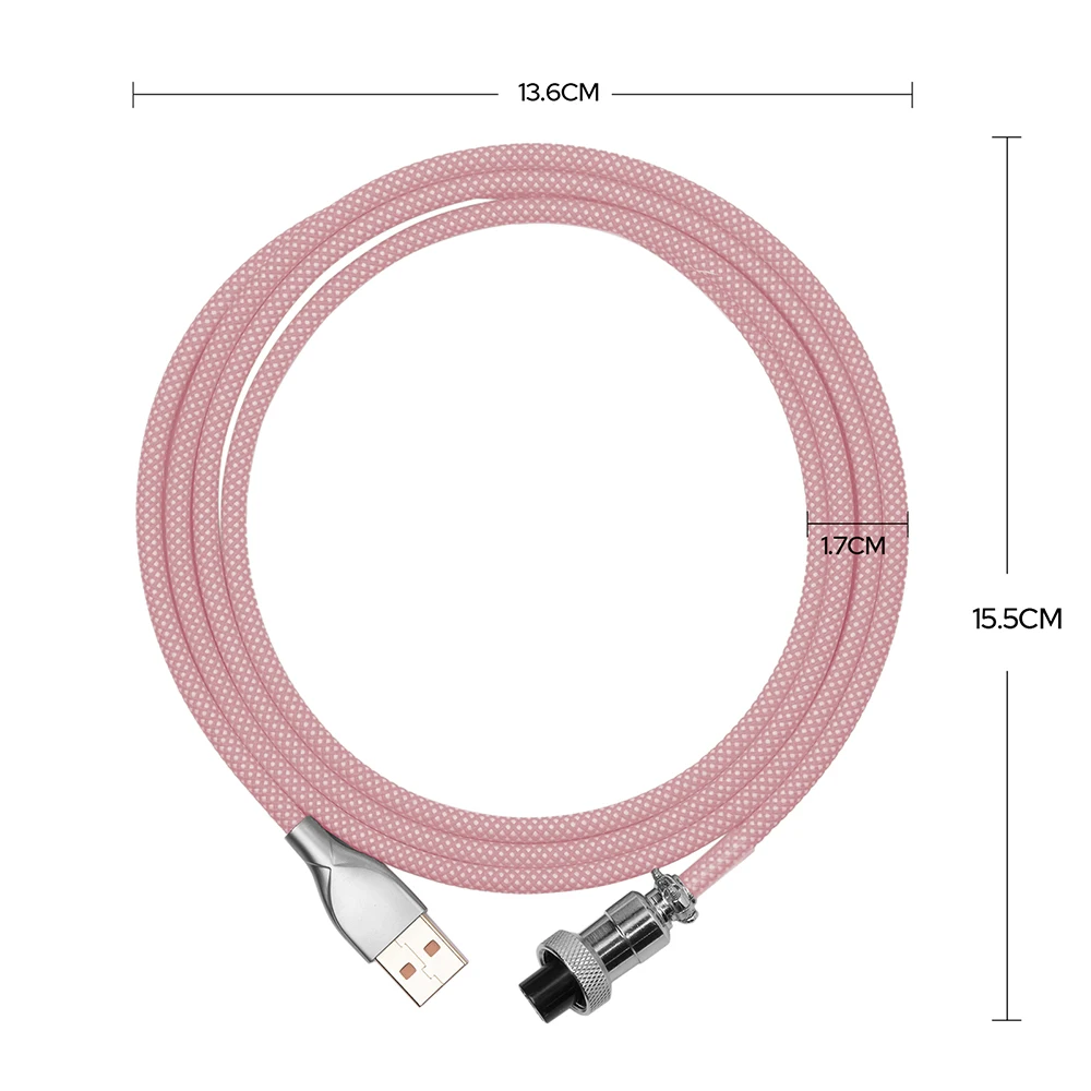 A, TPU, Conector Aviador Destacável para Jogos, Macaron, 1,8 m