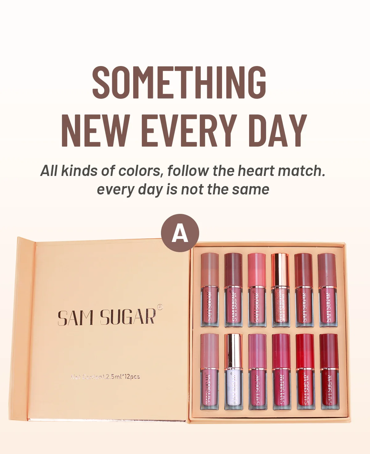 Sam Sugar Lip Gloss Set Display