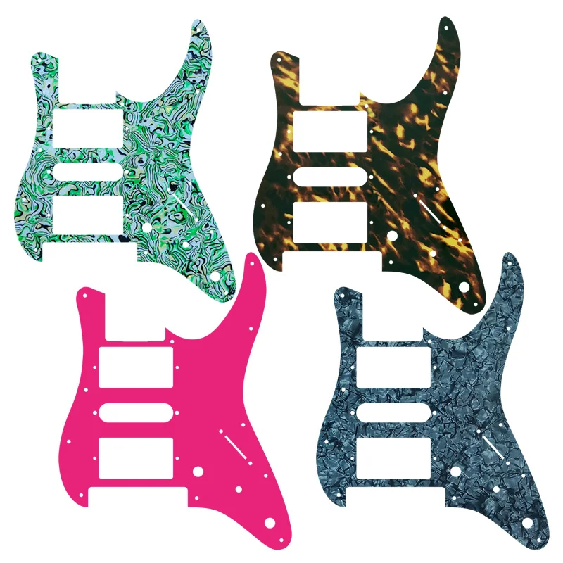

Xinyue Custom Guitar Parts - For SCHECTER HSH MIJ Strat Guitar Pickguard With Schecter HSH PAF Humbucker Many Colors