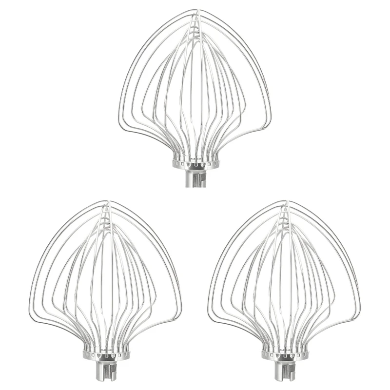 

New 3X Replacement Wire Whip For 5K7EW Vertical Mixer Aid, 7 Quart Lift Bowl 6-Wire Whip Attachment Part Accessories