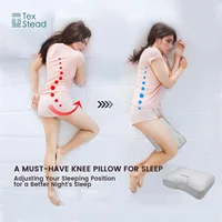 Leg Knee Pillow Side Sleeping Pillows Spine Alignment Pillow Between Leg Pillow Support Pillows Equipped With Anti-Slip Strap 2
