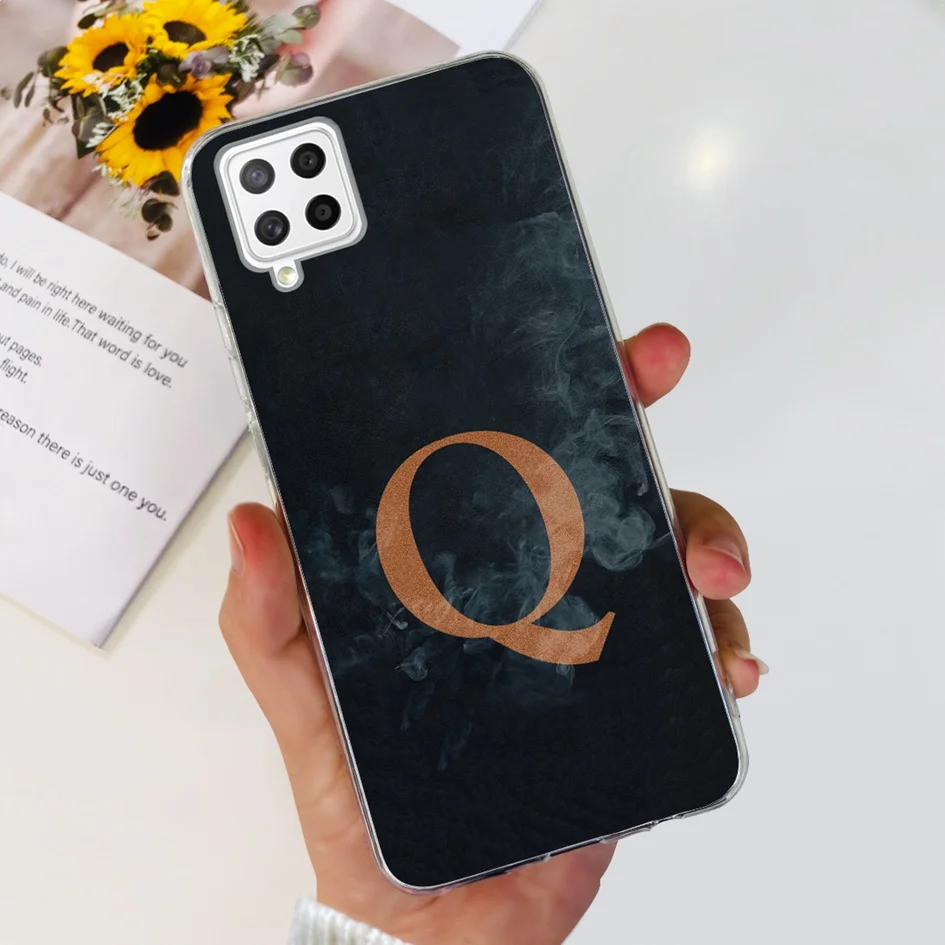 Clear Silicone Cute Letters Phone Case with Bumper