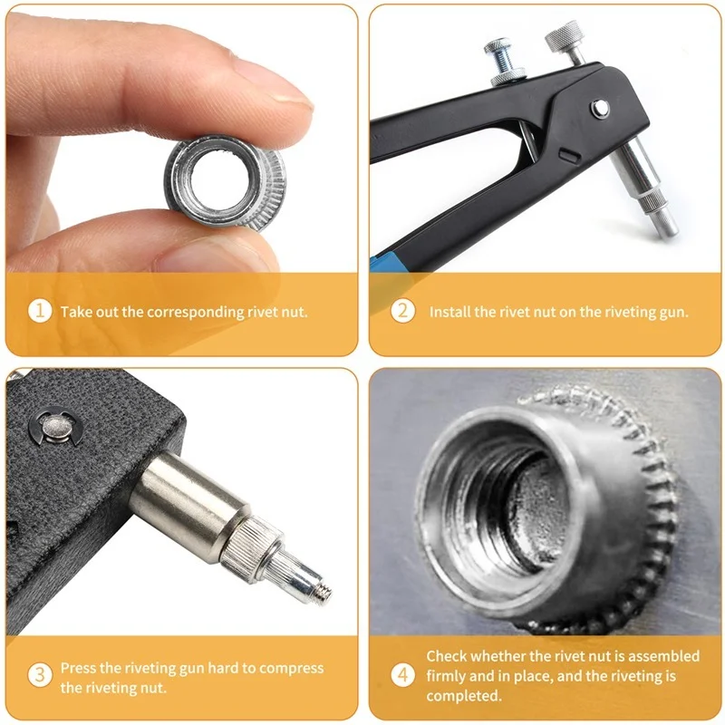 85 Pezzi Inserti Filettati Dado, 1/4x15(M6*15)Rivetti Filettati - Foto 6