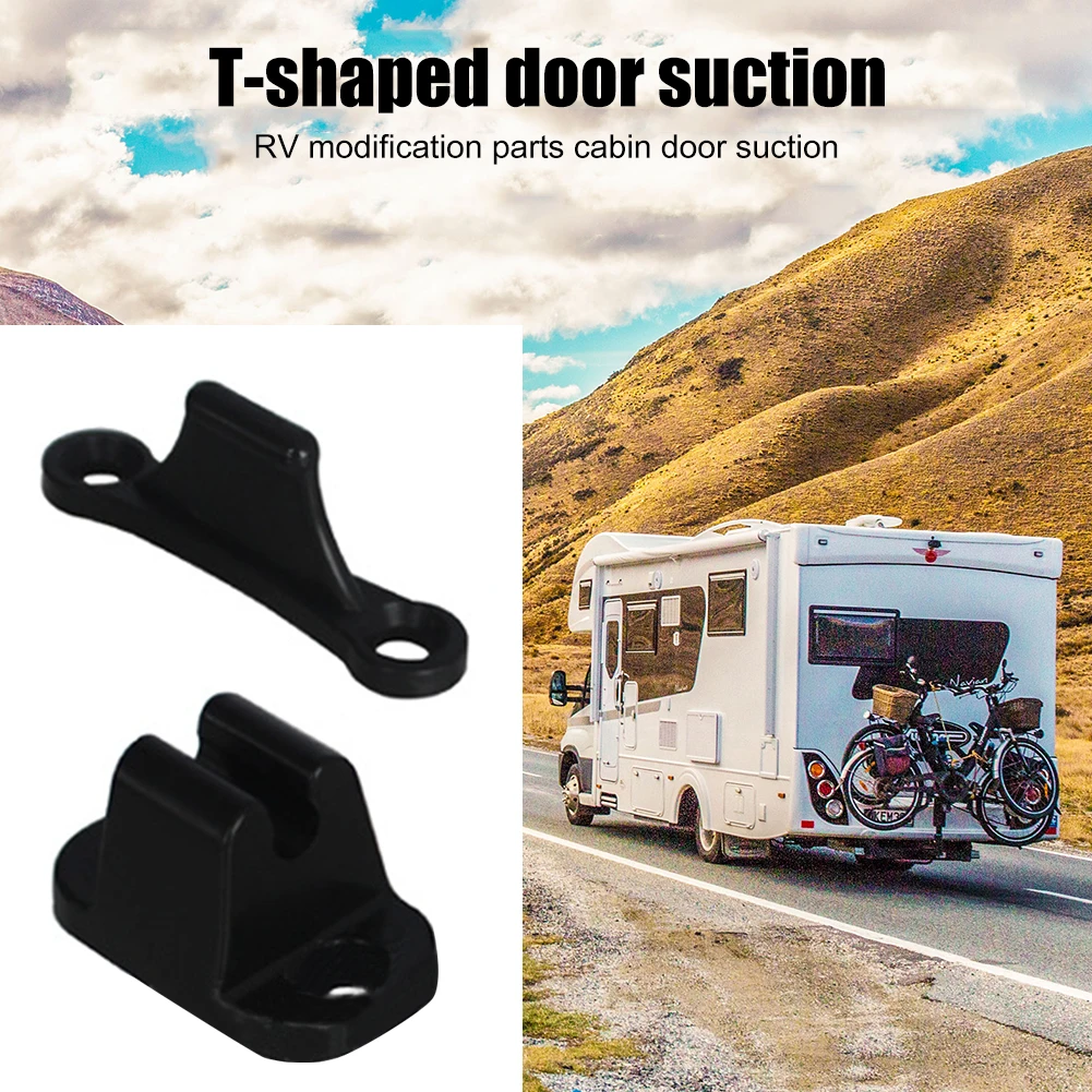 Camper Door Retainer Catch Caravan Motorhomes Boat RV Stopper Clip Clip Latch RV Motorhome Replacement Parts 1/2pcs rv door retainer kit magnetic door catch tailgate door holder