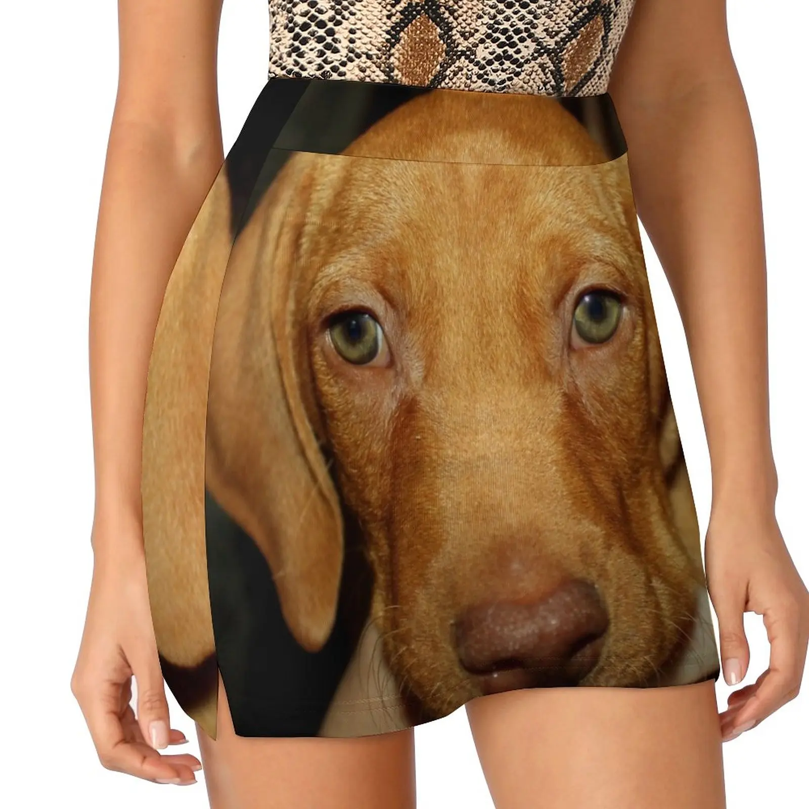 Adorable Vizsla Puppy Light Proof Trouser Skirt skirt women Skirt shorts