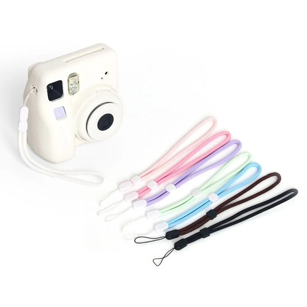 새로운 조절 가능한 카메라 손목 스트랩 낙하 방지 다기능 손목 밴드 다양한 색상의 범용 휴대폰 끈