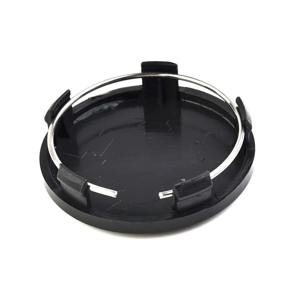 4 pz 60mm nuovo ABS nero/argento universale mozzo ruota auto copertura del tappo centrale per la maggior parte delle auto camion ruote pneumatici parti di usura