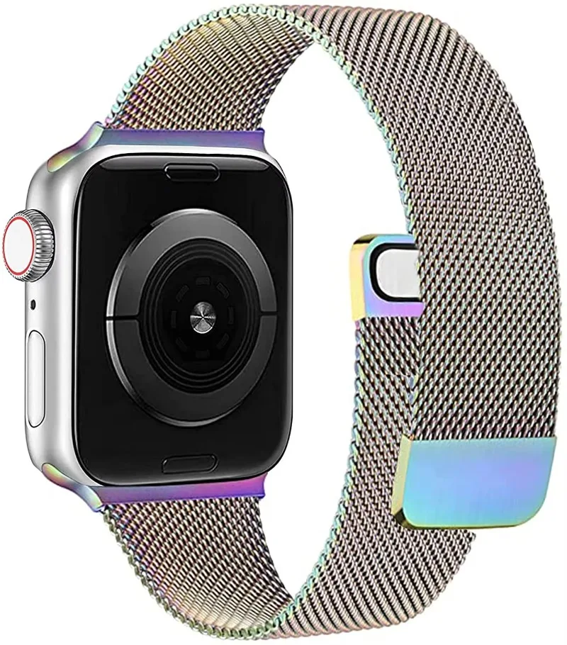 Milanese Loop Metal Double Magnetic Wristband