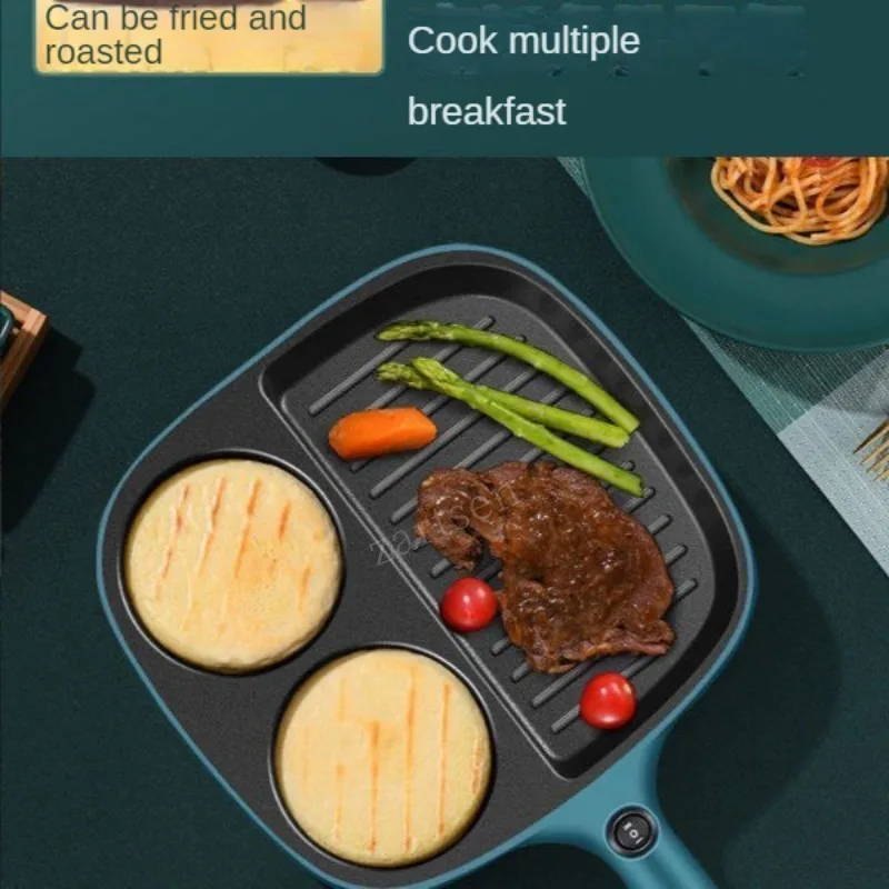 

Electric Roasted Egg Hamburger Machine Red Beans Cake Pie Teppanyaki Grill Pancake Crepe Maker Steak Omelette Frying Pan