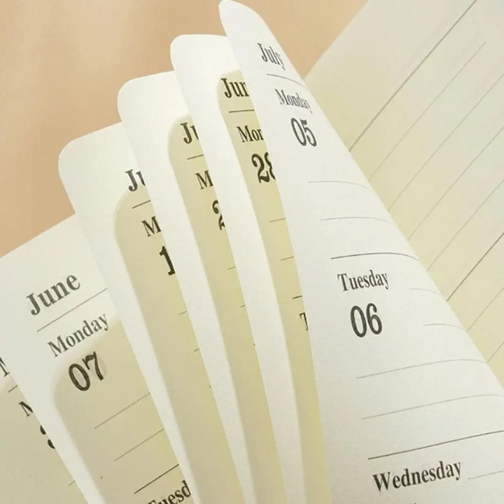Deluxe Hardcover Daily Planner Notebook - Elegant Stationery for Organized Writing and Planning