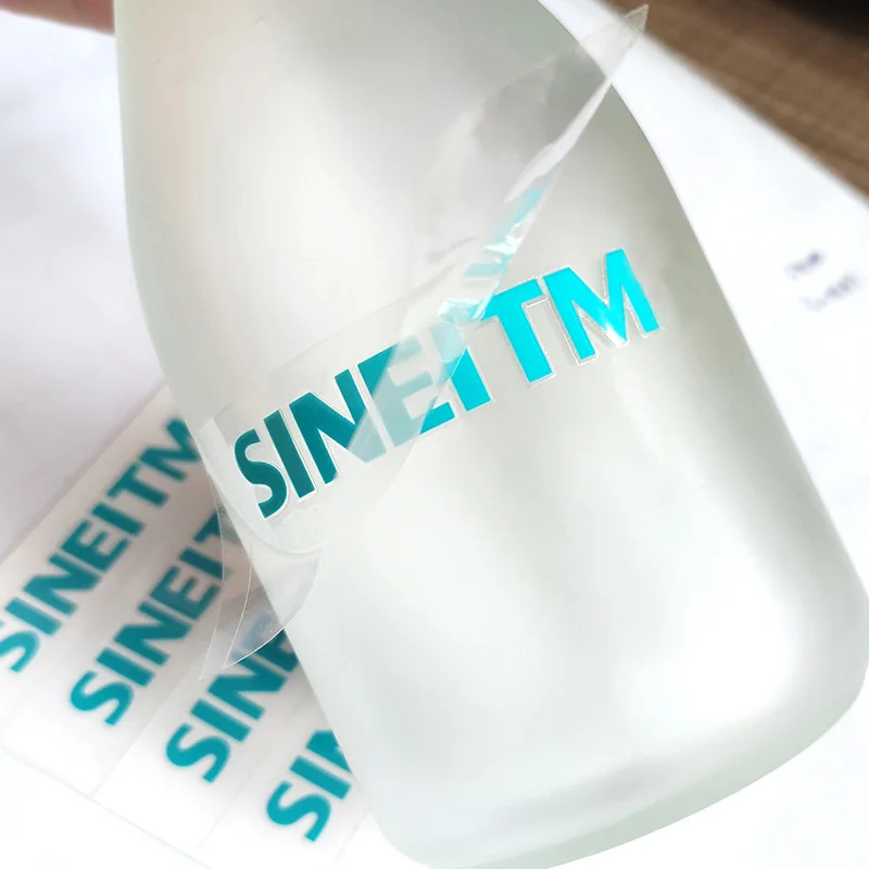 

UV transfer stickers customized crystal logo trademark gilding transfer stickers transparent tear film leave word separation sti