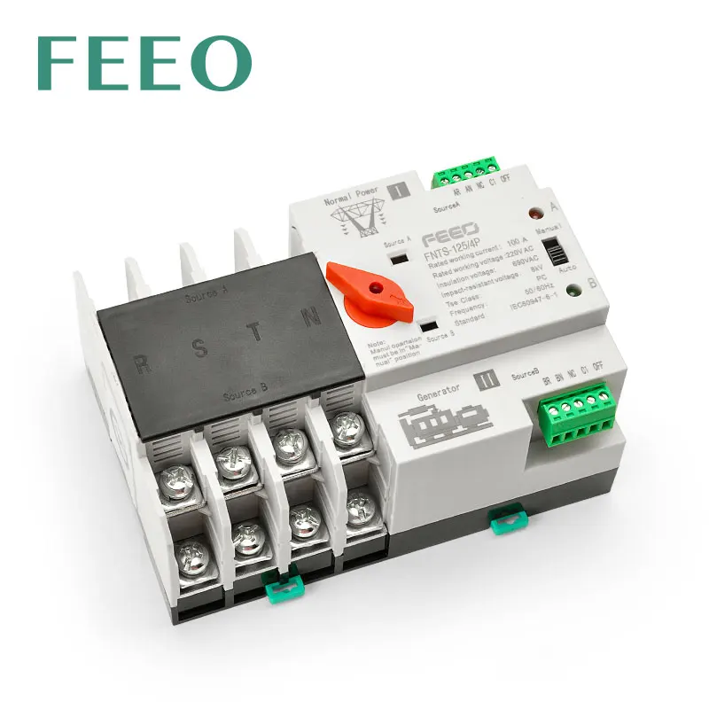 feeo interruptor de transferencia automatica trilho din 05