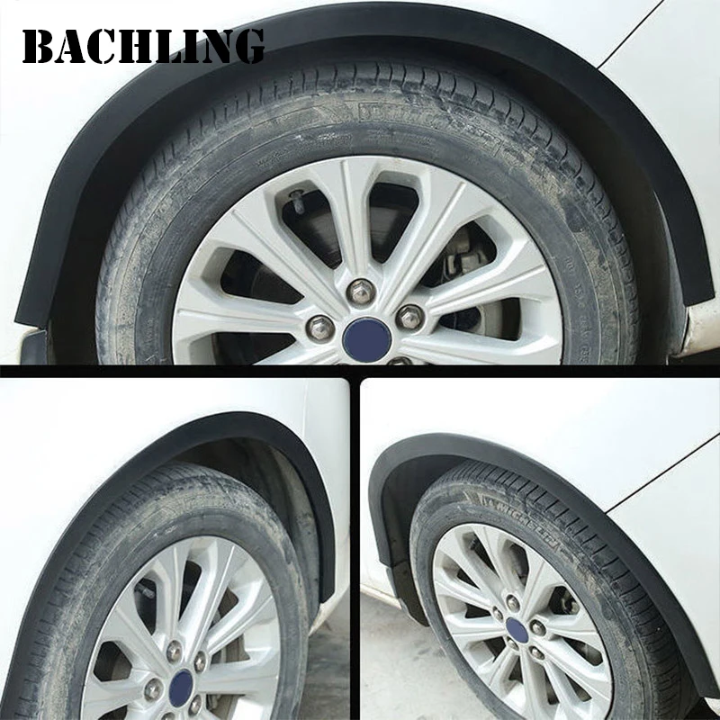 1.5M Universal Auto Fender Car Wheel Arches Wing Expander Arch Eyebrow Anti-collision Strips Mudguard Protector Cover Decoration