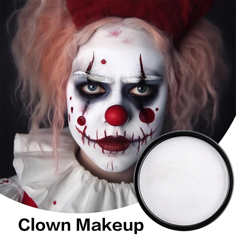 30G Water Solubility Monochromatic Body Paint Black And White Makeup Face Paint Halloween Party Waterproof Makeup Body Painting 2