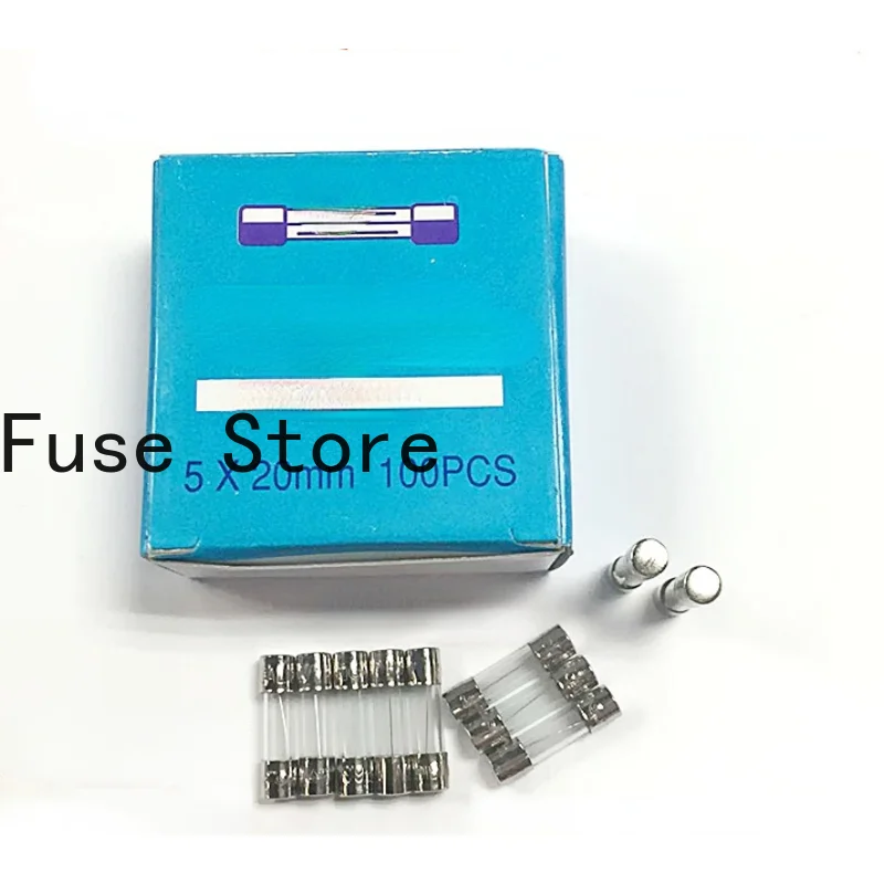 

10PCS 5 * 20 Glass Fuse Tube Slow Break Delay Type T0.5A T500MA 250V With UL SA Certification