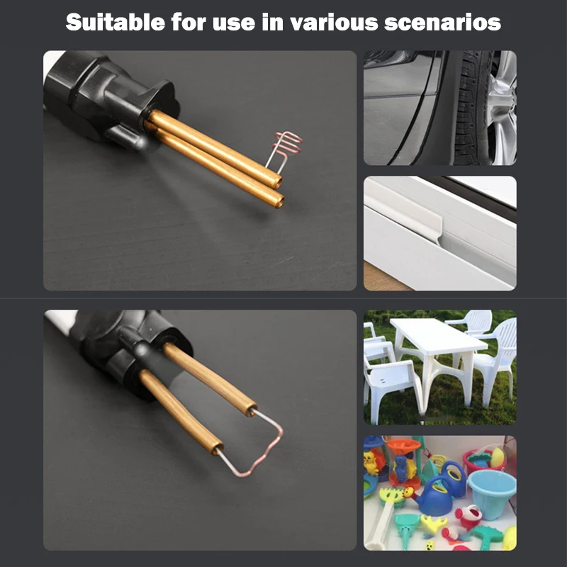 100W Cordless Plastic Welder Kit 3in1 Plastic Welding Gun With Soldering Iron Trowel Hot Stapler For Auto Bumper Plastics Repair 3