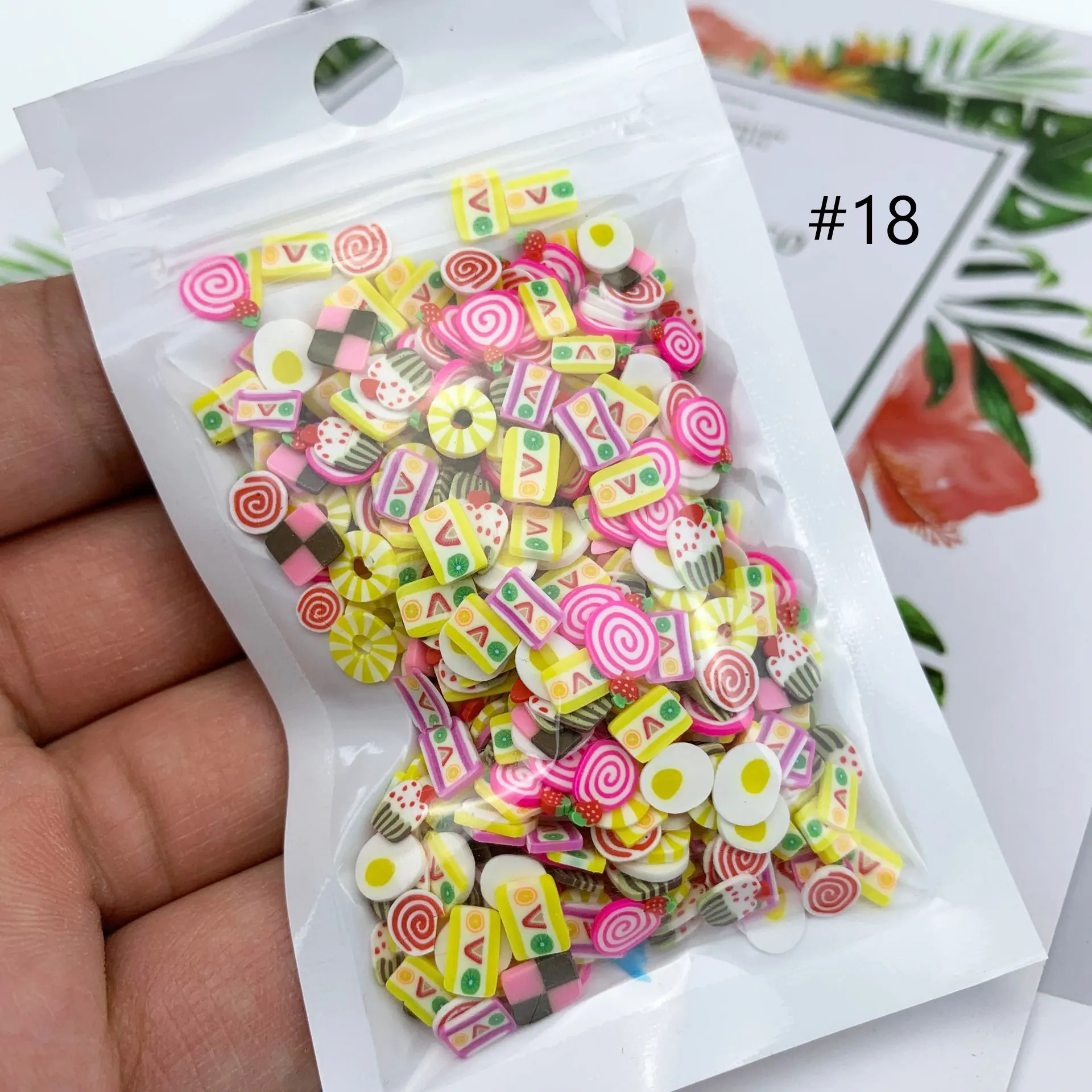 Lip Gloss DIY Decorations Fruit Soft Clay Slice
