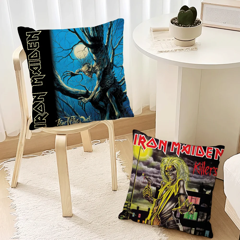 Heavy Rock Band Pillow Case for Living Room