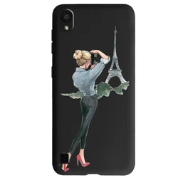 Stylish Fashion Pattern Soft Silicone TPU Phone Case Back Cover for ZTE Blade A5 (2019) (Lotus root color)