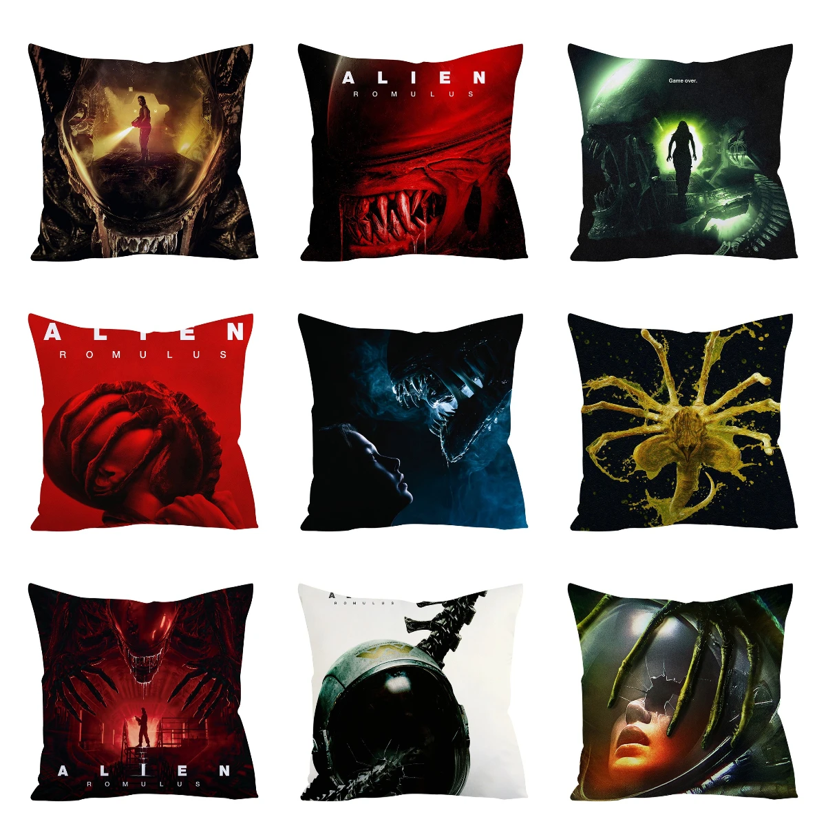 Alien Romulus Pattern 45x45cm Pillow Case Restaurant Living Room Seat Bedroom Car Office Throw case baby pillowcase
