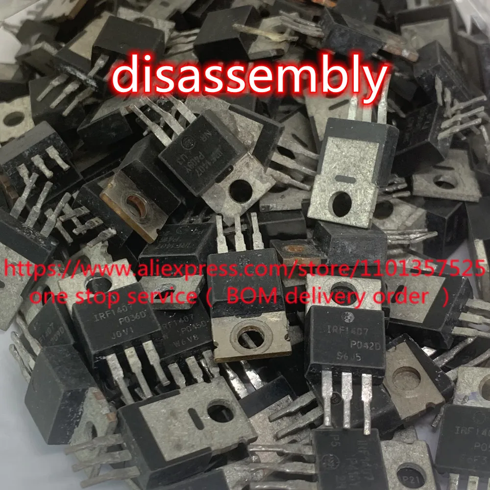 [10pcs] disassembly; IRF1407PBF IRF1407 [ 75V 130A(Tc) 330W(Tc) TO-220AB ]-MOSFET N-Channel original transistor