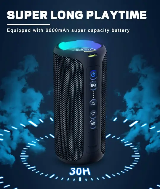 Ortizan X8 Pro 40W Bluetooth Speaker | Waterproof Stereo Sound 5