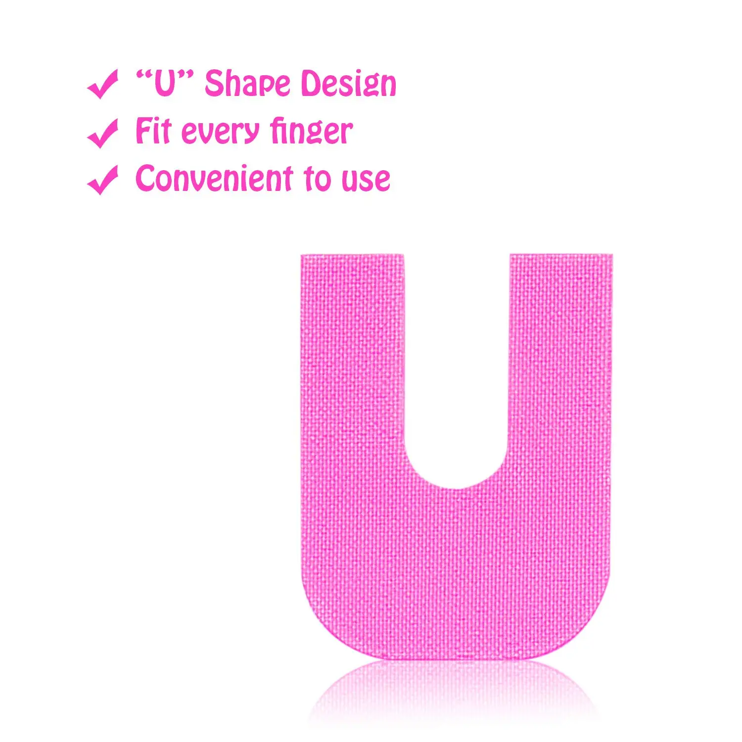 U-Shaped Nail Protector Stickers Disposable Nail Polish Anti-Overflow Stickers 50pcs For Gel Polish Fingers